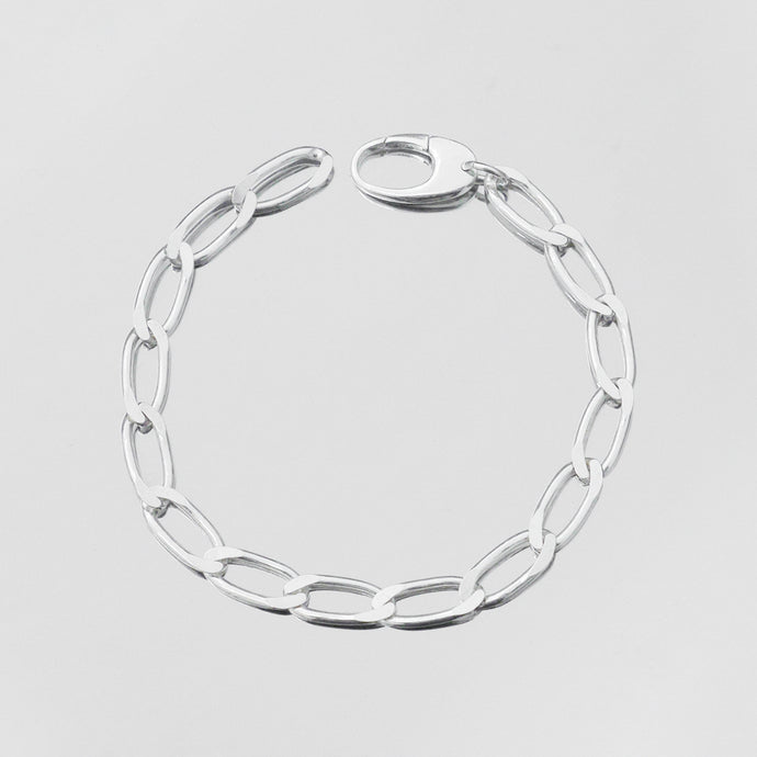 Elongated Curb Bracelet