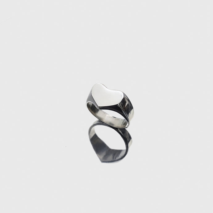 Big Heart Signet Ring